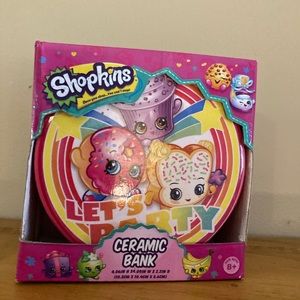 Shopkins Ceramic Bank Collectible Kids Toys